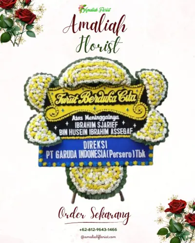 Papan Bunga Duka di Kemiling Raya