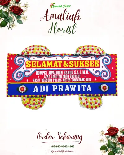 Karangan Bunga Ucapan Selamat di Kemiling Raya