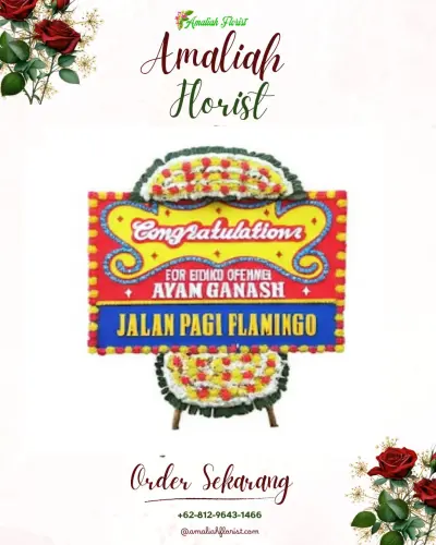 Bunga Papan Congratulation di Kemiling Raya